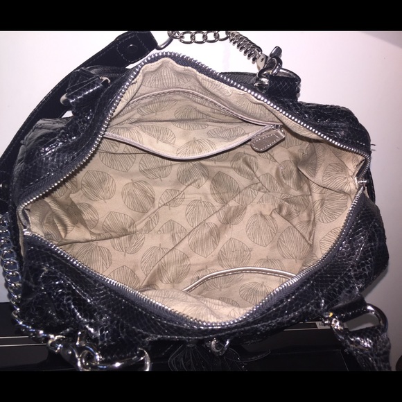 Python Snakeskin Strap Chain Handbag by PURE - Picture 4 of 8